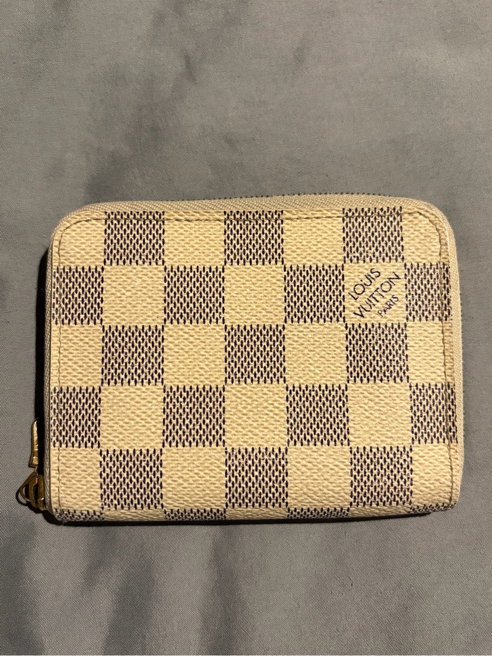 Louis Vuitton Damier Azur Zippy Coin Purse - Non-Original Zipper Pull